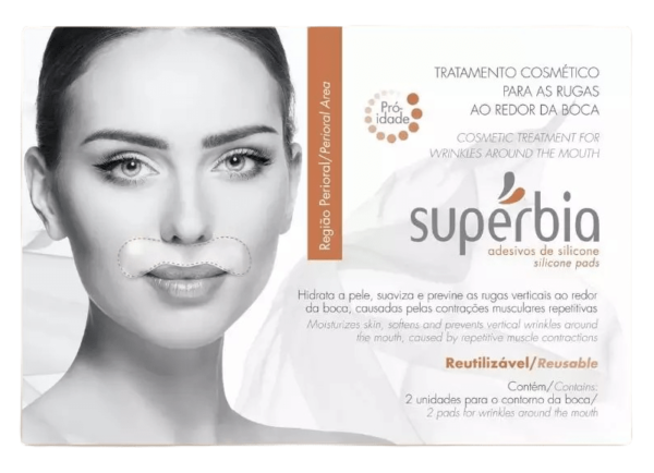 Adesivo de Silicone para Rugas Periorais