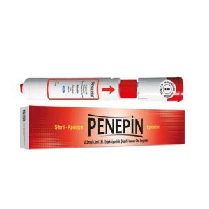 Penepin 30mg/g ou Junior 15mg/g - Caneta de Adrenalina Auto Injetável Epipen