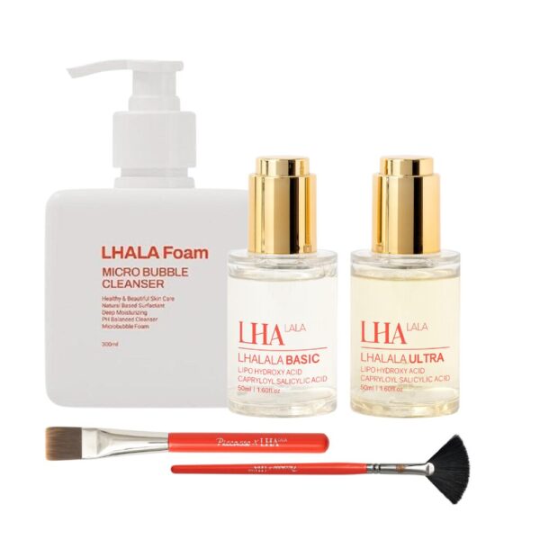 Lhala Peel Pack STANDARD (Peel 2 frascos + 1 Foam + 2 Pincéis) - Image 6